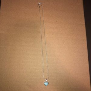 Baby blue necklace